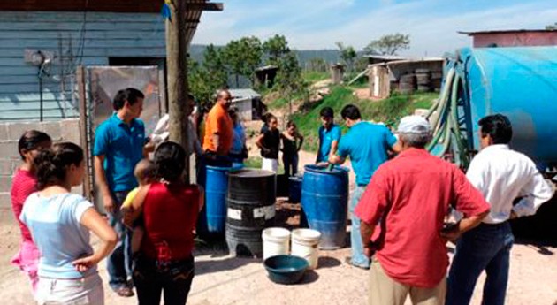 agua en Tegucigalpa