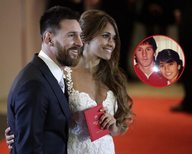 La foto de Messi junto a Antonela que el argentino sacó del baúl