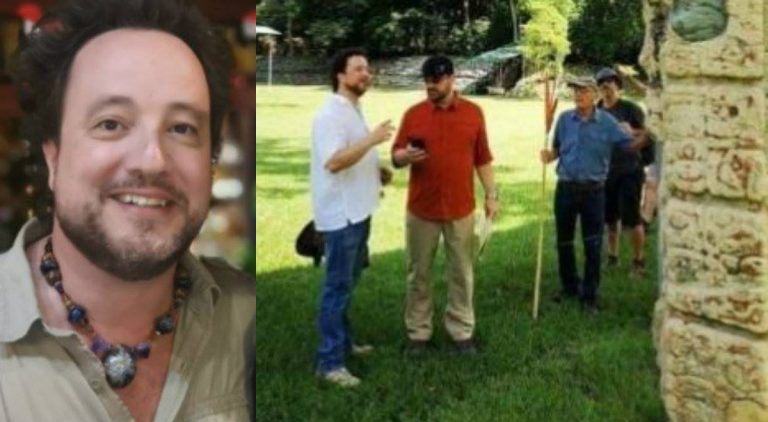 Honduras: presentador de «Alienígenas Ancestrales» llegó a Copán Ruinas