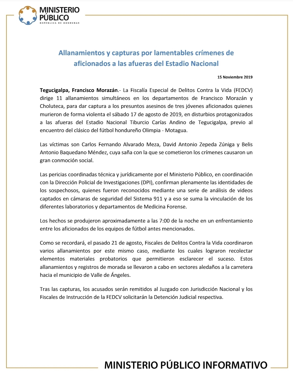 Comunicado 
