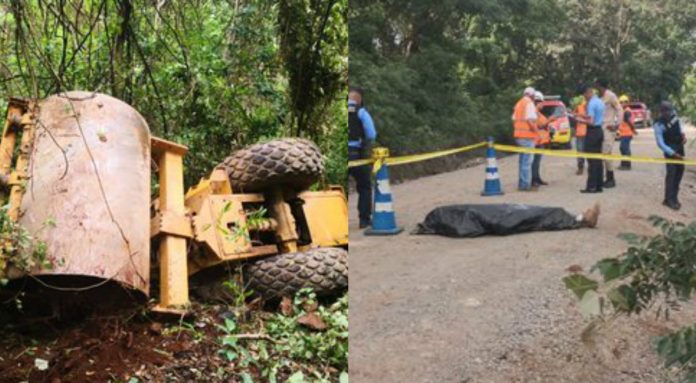hombre aplastado hombre aplastado