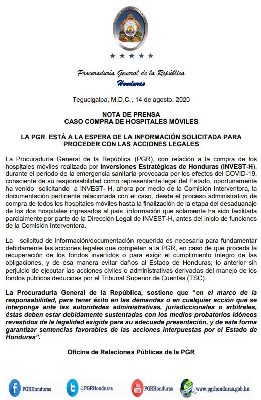 Comunicado.