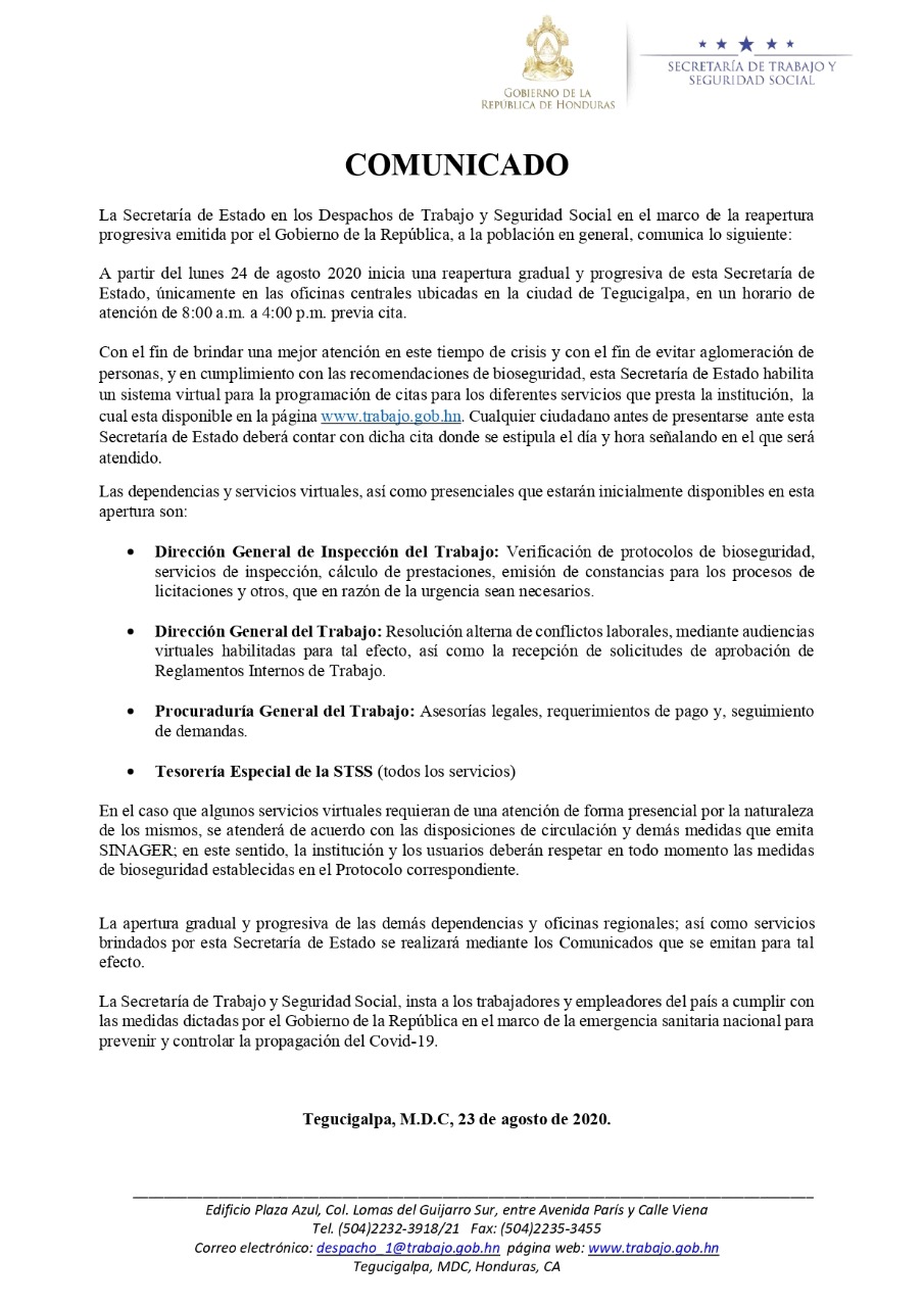 comunicado