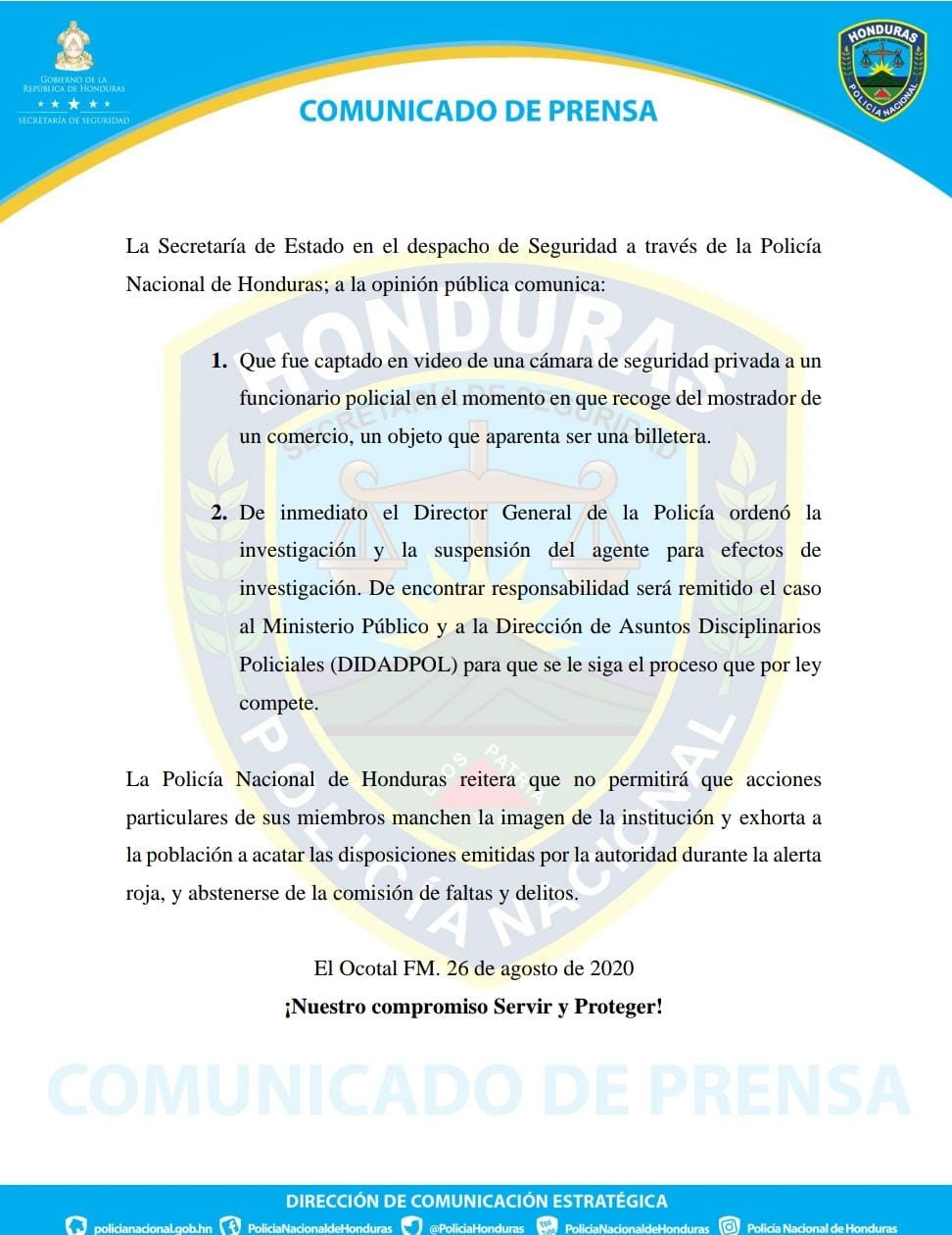 comunicado