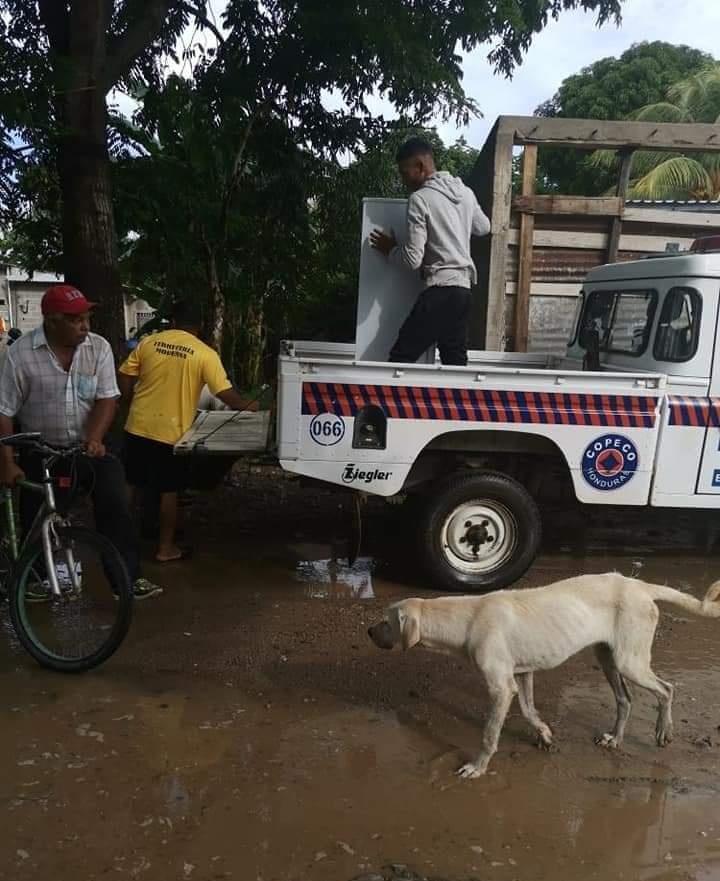 Inundaciones provocadas por las lluvias en Olancho.