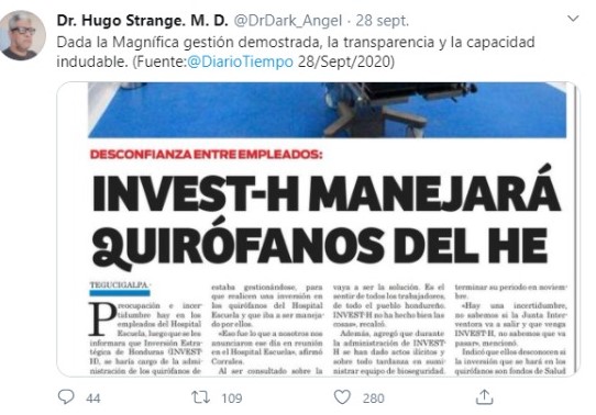 Reacción Hugo Fiallos