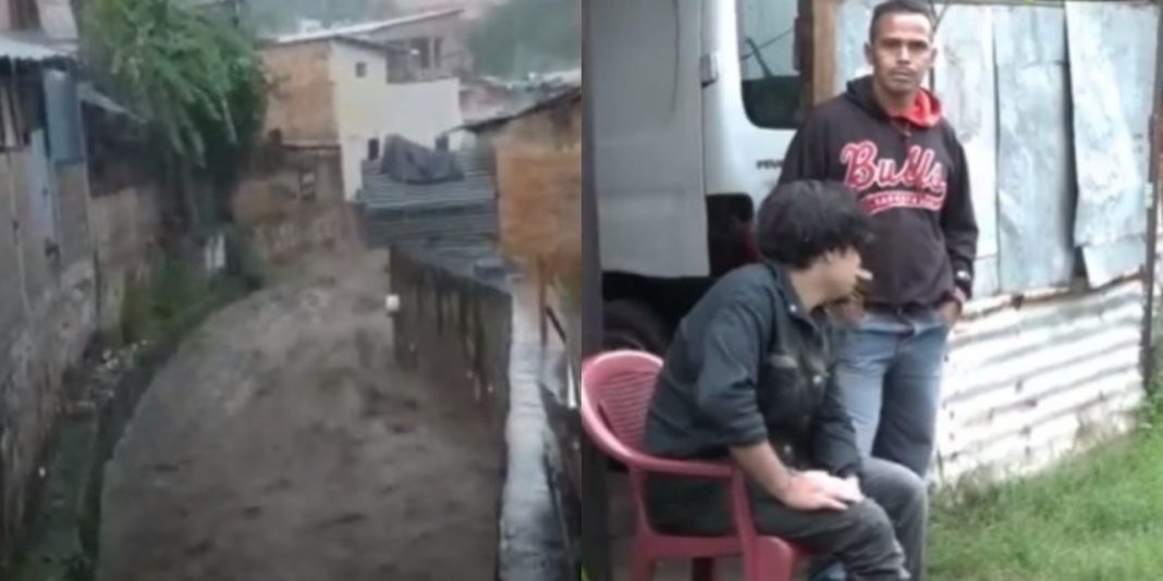 señora fuerte corriente arrastrada