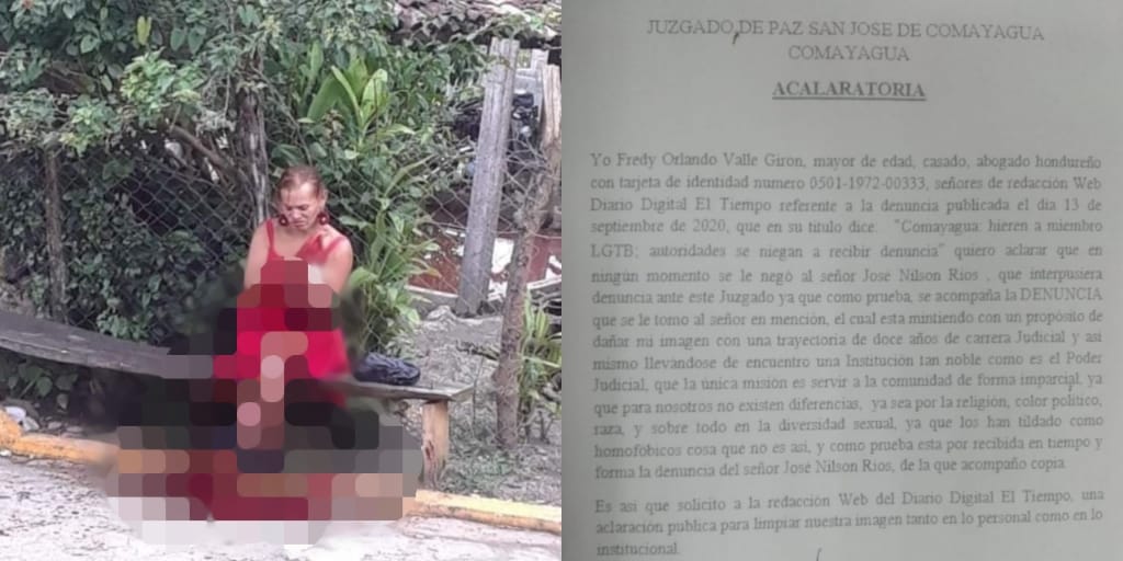 Juez aclara sí tomó denuncia joven LGTB