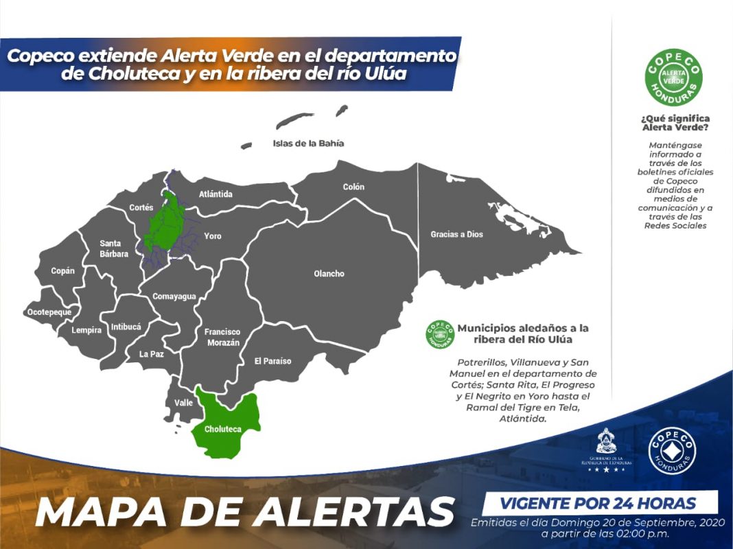 Copeco Alerta Verde