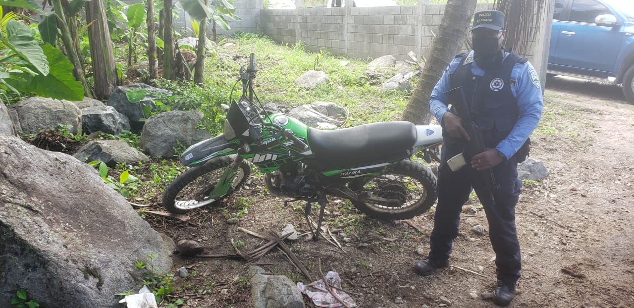Esa fue la motocicleta encontrada.