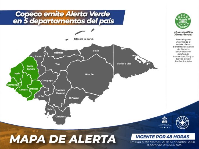 Copeco Alerta Verde