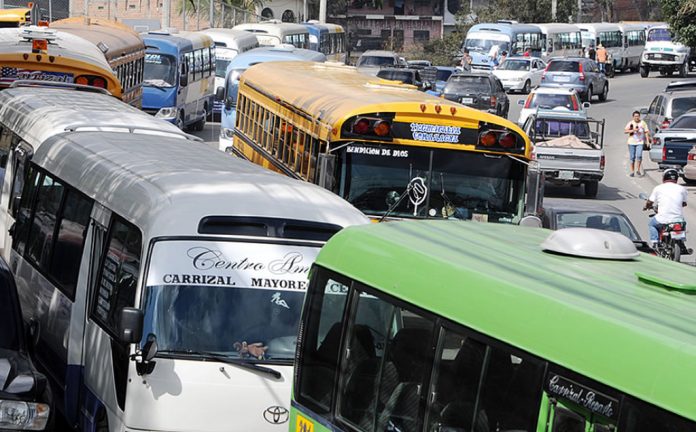 transporte en Honduras