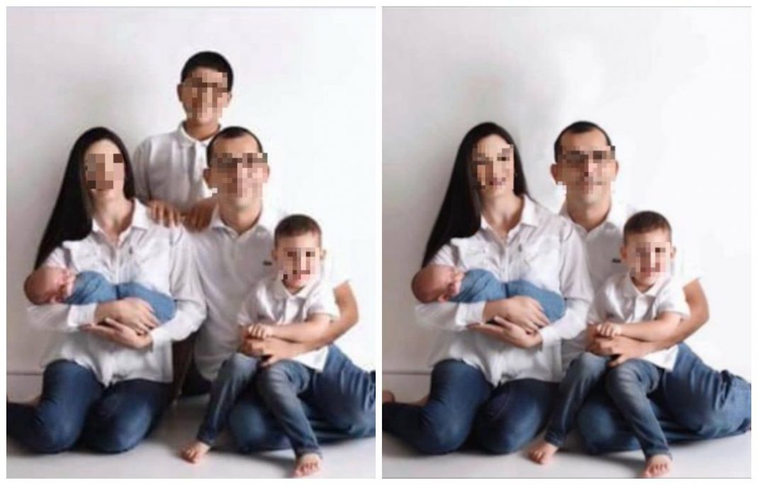 Mujer pide en redes que de foto familiar borren a su hijastro