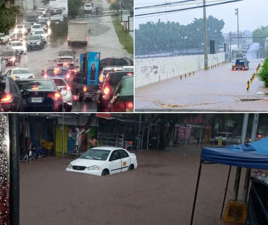 lluvias en Tegucigalpa