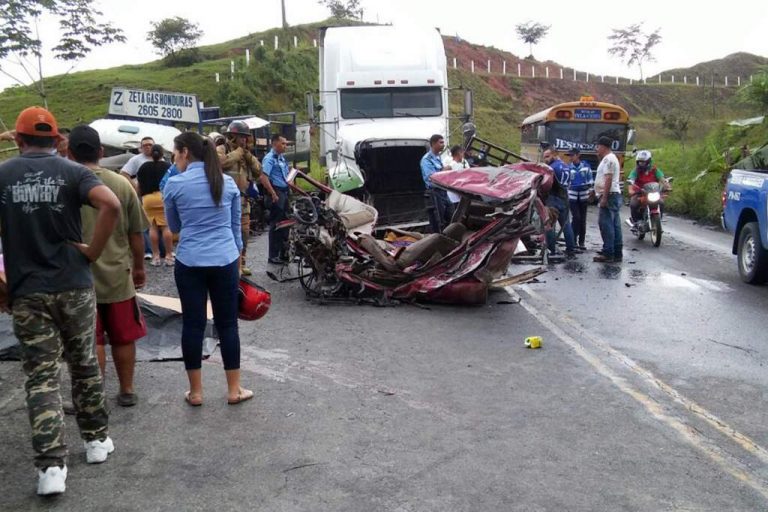 accidentes de tránsito en Honduras