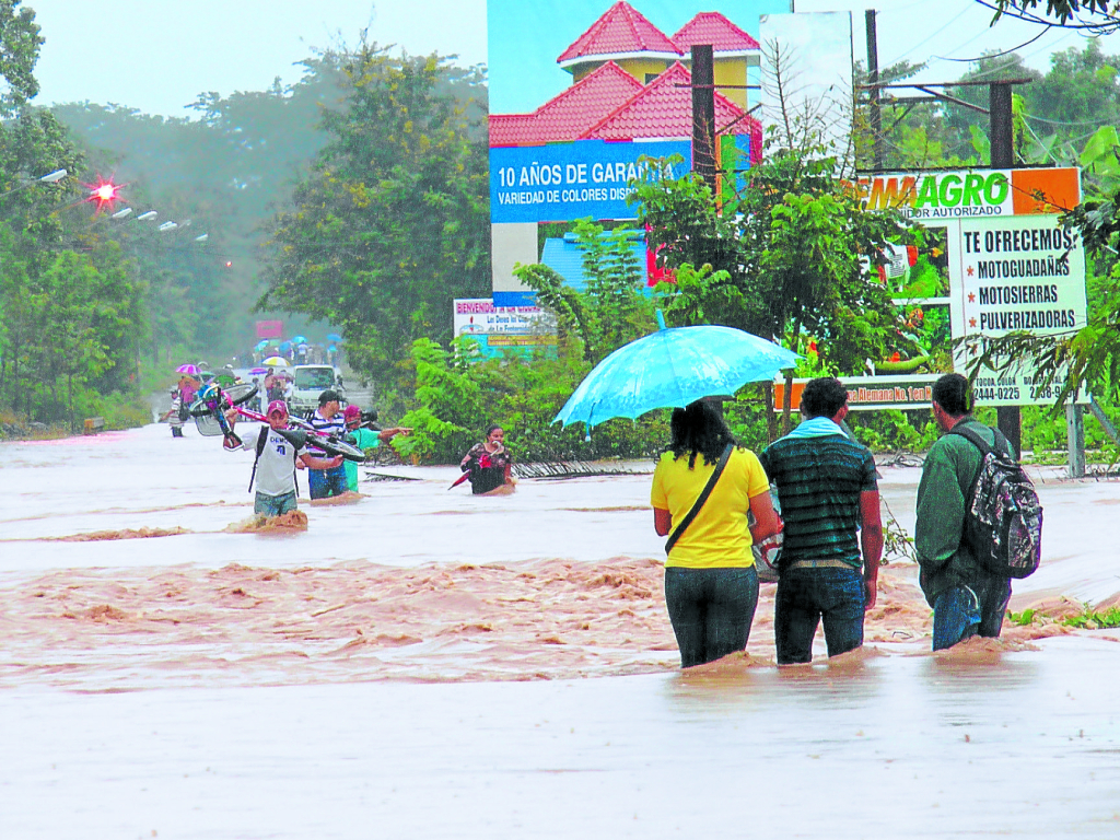 tormenta tropical en Honduras