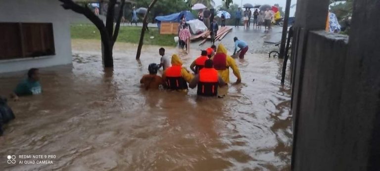 Omoa inundaciones