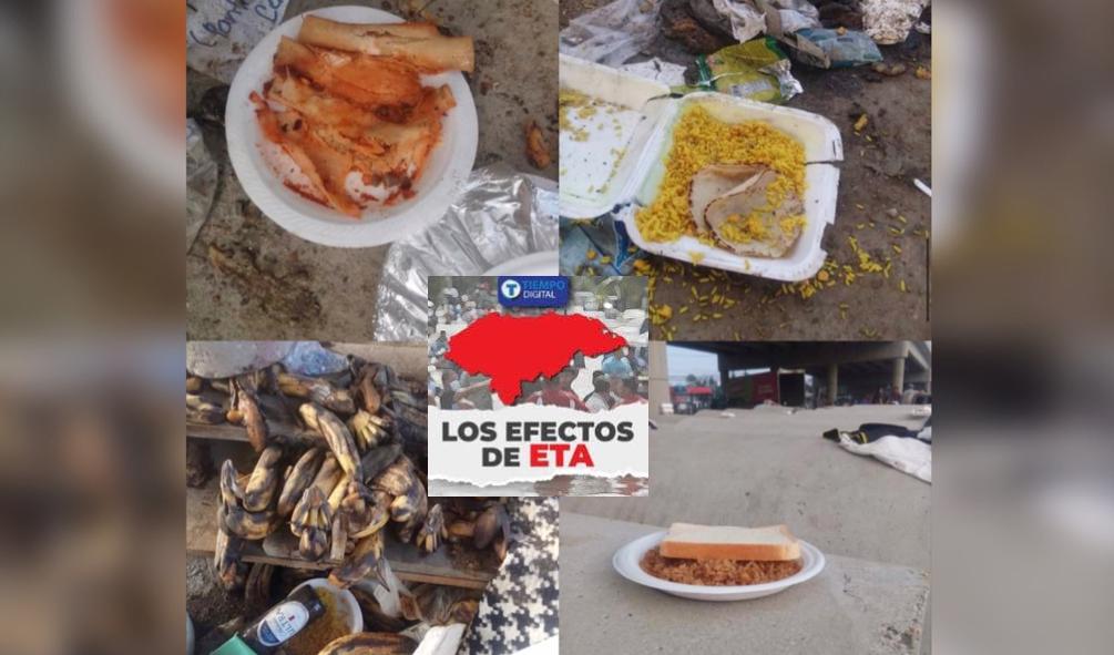 Eta: comida en las calles