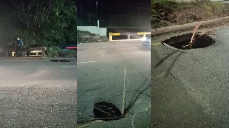 puente Chasnigua hundimiento