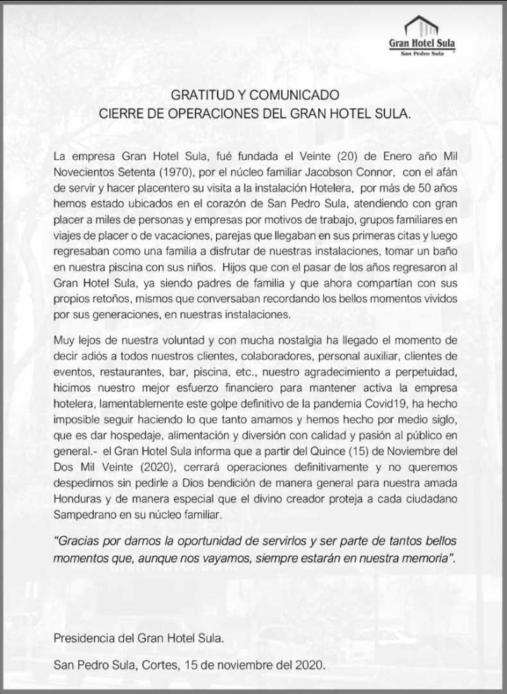 Comunicado divulgado.