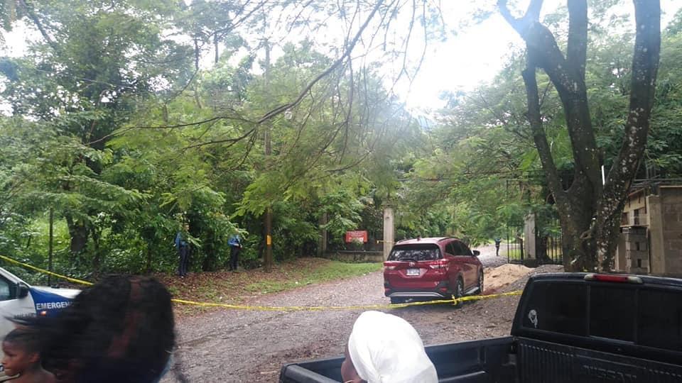 Imagen de la escena del crimen.