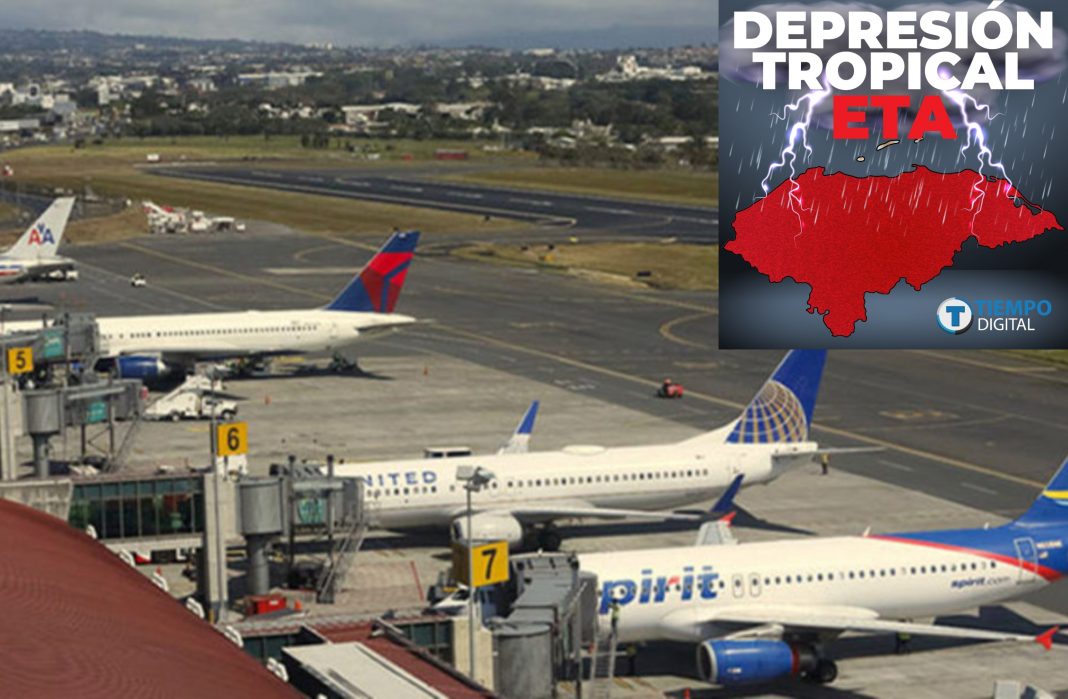 Cierre de aeropuestos por Eta