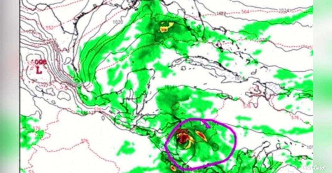 tormenta Honduras Centroamérica GFS