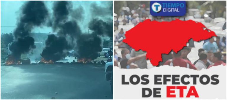 protestas por Eta