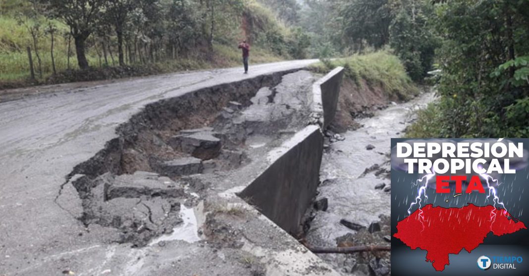 Daños en Trojes por Eta