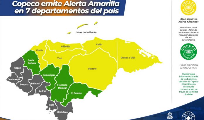 clima Honduras lluvias eta