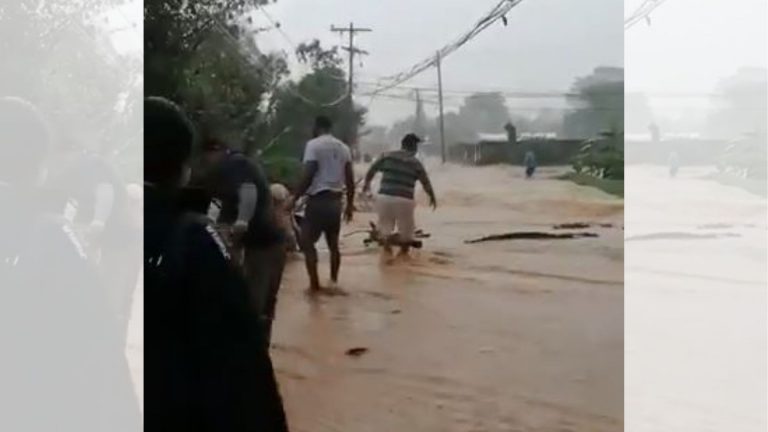 Frente frío en La Ceiba