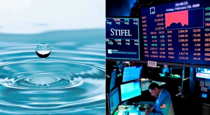 agua mercado Wall Street