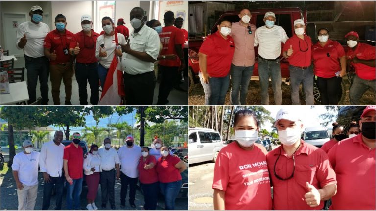 Yani encabeza nutrida caravana de liberales en Roatán, Islas de la Bahía