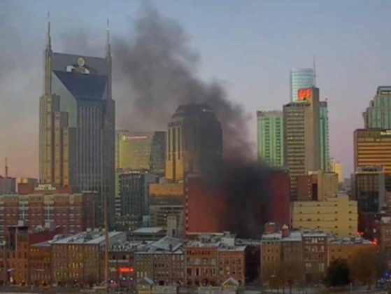 imágenes de la explosión en nashville