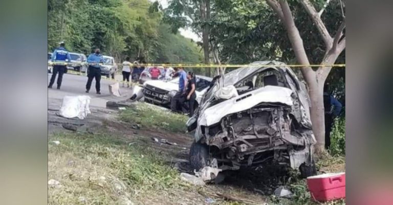 conductor evado carril accidente Telica