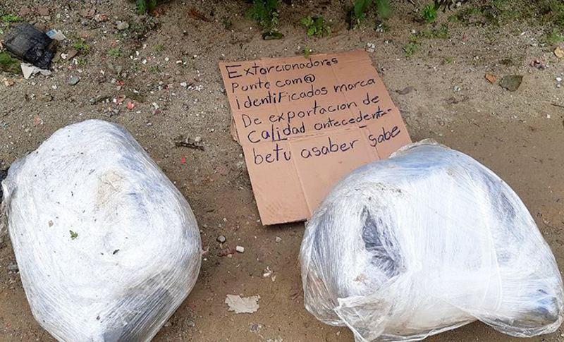 bandas criminales encostalados