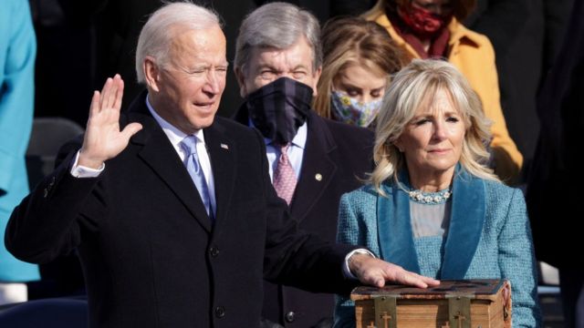 Curiosidades toma posesión Biden