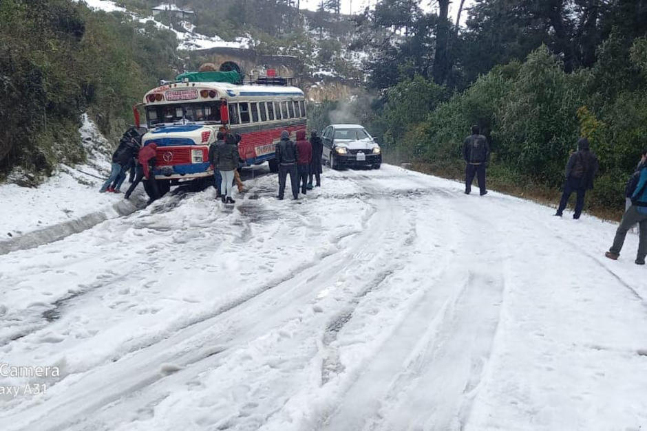 nieve en Guatemala