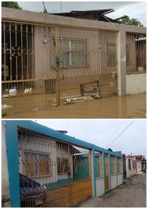 Casa familia afectada inundaciones