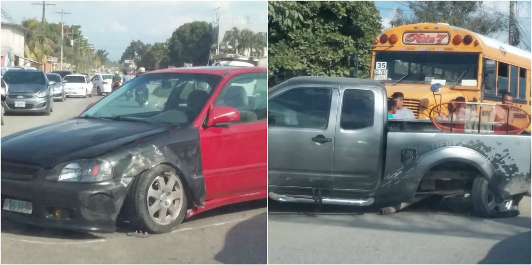 Accidente de tránsito en SPS