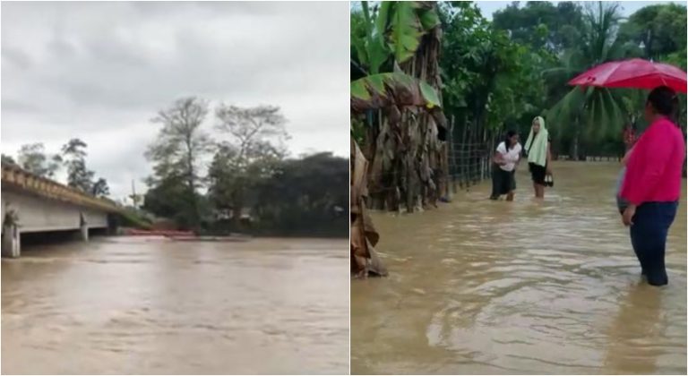 Omoa: ríos causan zozobra nuevamente tras recientes lluvias e inundaciones