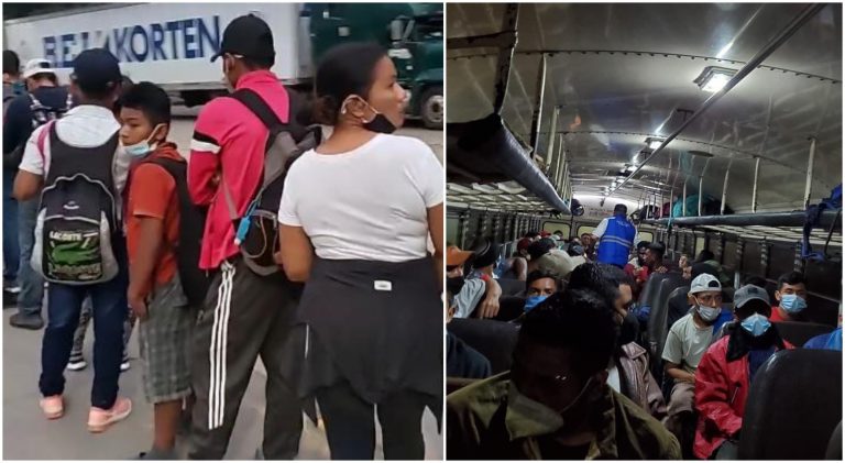 Más de mil migrantes regresan a Honduras tras enfrentamiento, según autoridades