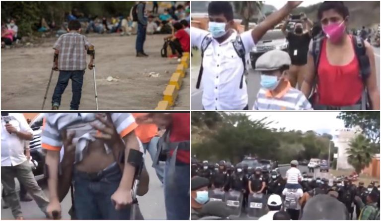 Noel Orellana en la caravana
