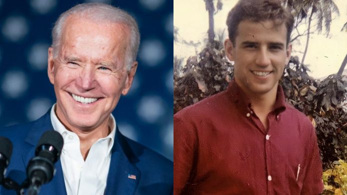 Joe Biden cuando era joven