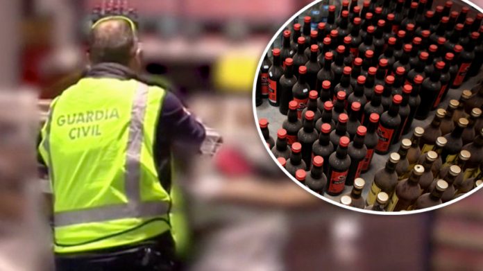 decomisan botellas de ron falsificado