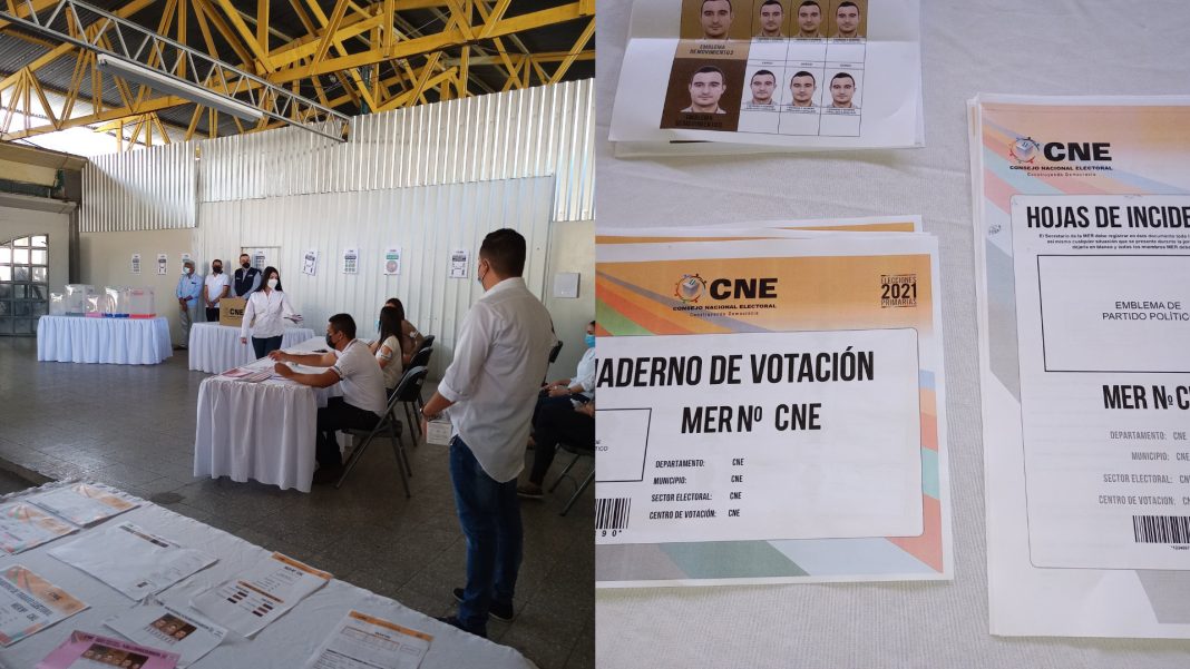 Simulacro proceso electoral