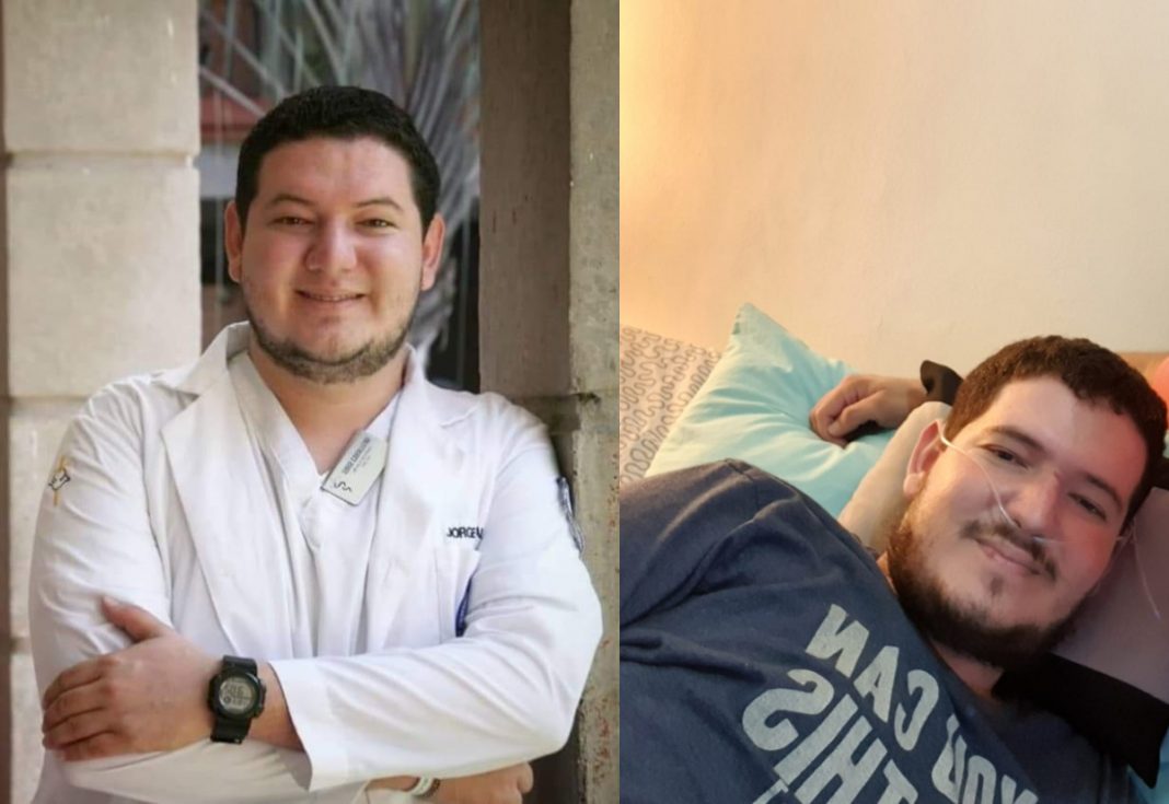 médico internado por COVID