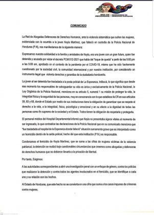 instituciones justicia Keyla Martínez