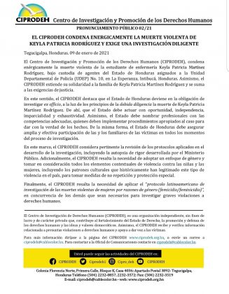 instituciones justicia Keyla Martínez