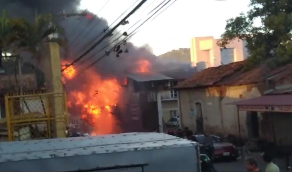 Incendio en Yonker